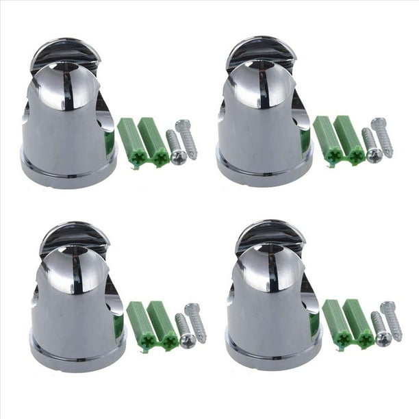 4X Sostenedor Soporte Montado Montaje en Pared de Cabezal de Ducha de Mano de Ducha 24mm