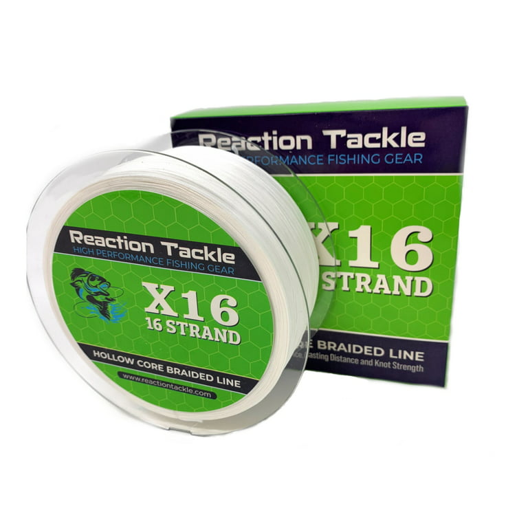 Reaction Tackle Braided Fishing Line- Hi-Vis Yellow