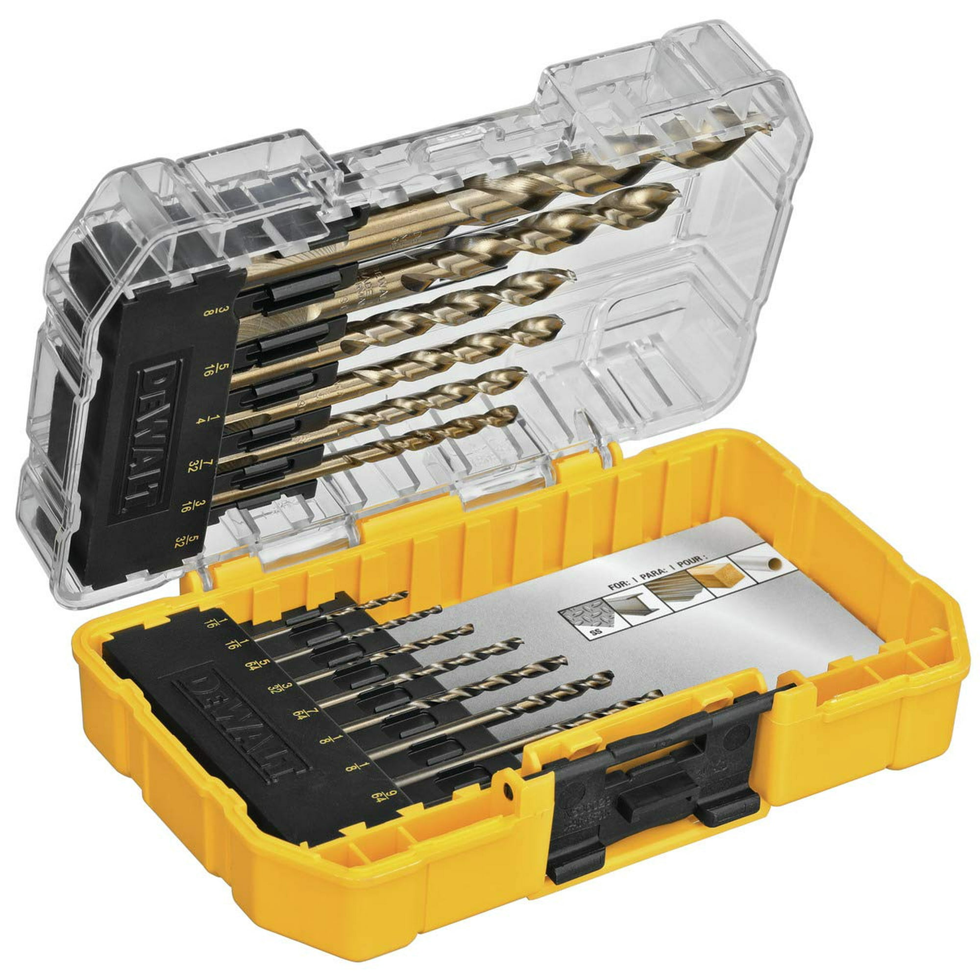 Dewalt cobalt drill bit set with pilot point new arrivals