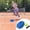 ♥Blue_Hot#940, variant on Tennis Trainer Set | Portable Self-Study Tennis Practice Base with High Elasticity Rope Ball | Solo Training Aid | Stable Non-Slip ABS Base | Sand/Water Fill | 20x14x5cm | 1 Set