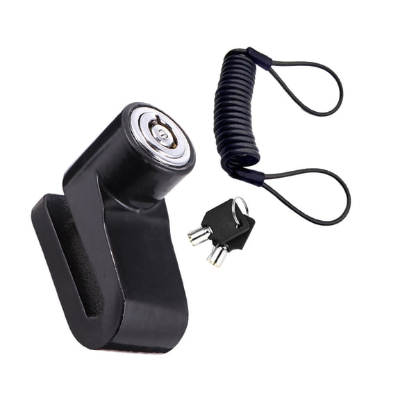 Phenofice Compact Black Disc Brake Lock 1Set for Bike Motorbike AntiTheft Protection