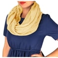 thumbnail image 6 of Lightweight Sheer Shimmering Crinkled Pattern Infinity Loop Scarf, 6 of 10