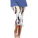 thumbnail image 2 of ICHUANYI Clearance Women's Summer Casual Drawstring Printed Cropped Pants(White, S) ICHUANYI WER2023081009948, 2 of 5