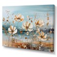 thumbnail image 2 of Designart "Liquid Art Of Charm In The Beige River Meadow" Meadow Canvas Art Print, 2 of 7