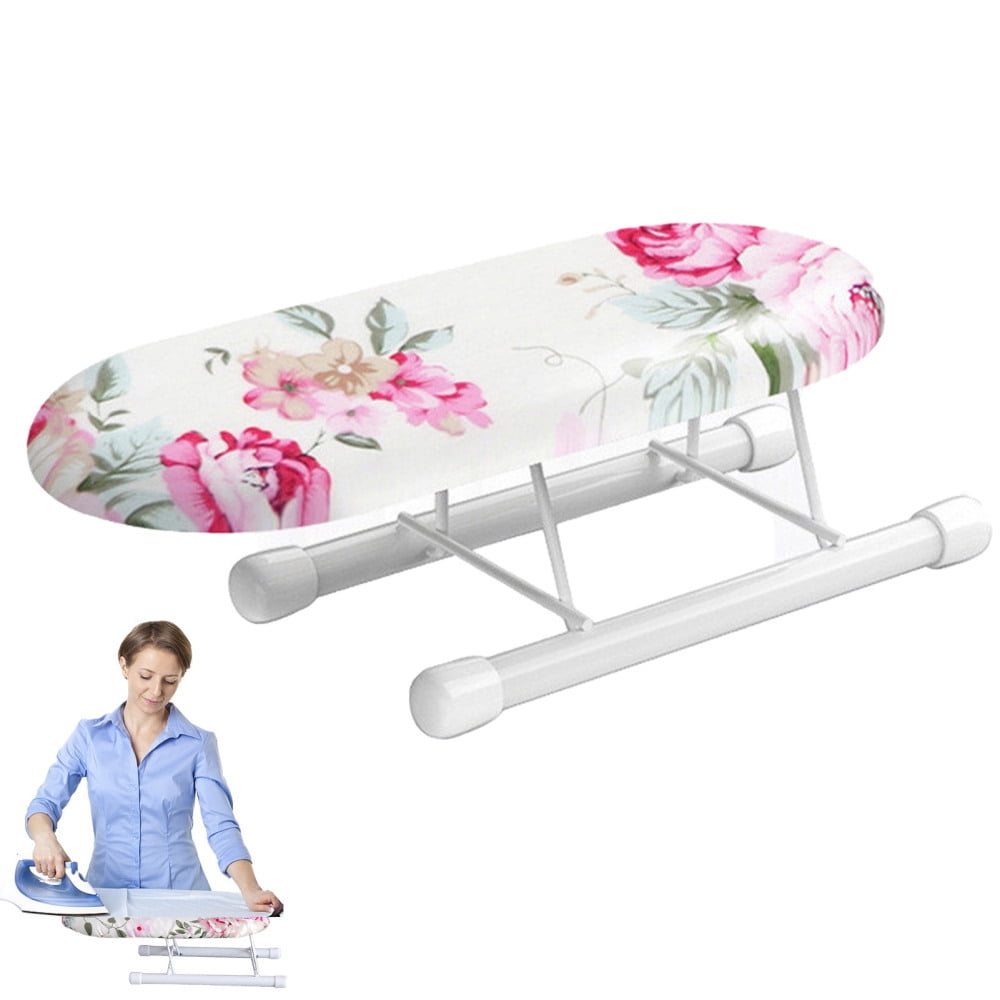 Tabletop Ironing Board with Folding Legs Small Steel Table Top Ironing