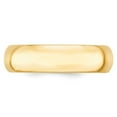 thumbnail image 2 of 14K Yellow Gold Ring Band Wedding Comfort Domed 6mm Comfort-Fit, 2 of 3