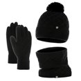 thumbnail image 1 of CSChome Hat Scarf Gloves Set Winter Hat Scarf Set - 3 Pcs Unisex Thick Warm Elastic Non-Slip Windproof, 1 of 7