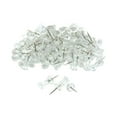 thumbnail image 2 of 100 Pcs Push Pin Clear Thumb Tacks Transparent Drawing Cork Board Office Pushpin, 2 of 5
