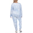 thumbnail image 4 of White Mark Women's Plus Size 2 Piece Lounge Set, 4 of 4