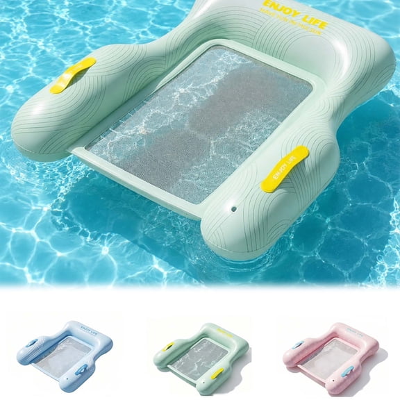 RBCKVXZ【Inflatable Pool Floats】 Large Water Floating Sofa Bed with Headrest, Blow Up Lounge Chair, Summer Beach, Swimming Pool Party