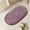 Purple, variant on Byujiro Door Mat Outside Entrance Floor Mats Household Oval Living Room Carpet Entry Door Bedroom Foot Mats Bathroom Bathroom Absorbent Floor Mats 23.62x35.43in