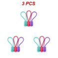 thumbnail image 1 of 1~10PCS Cable Organizer Soft Silicone Magnetic Cable Winder Cord Earphone Storage Holder Clips Cable Winder For Earphone Data Style D 3pcs, 1 of 6