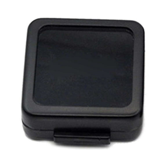 Gemstones Packaging Box Pendant Jewelry Gift Box Display Case Silver Black