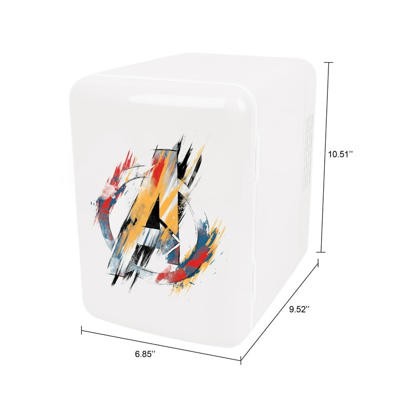 Marvel Avengers 4L Mini Fridge, 6 Can Portable Cooler – Marvel