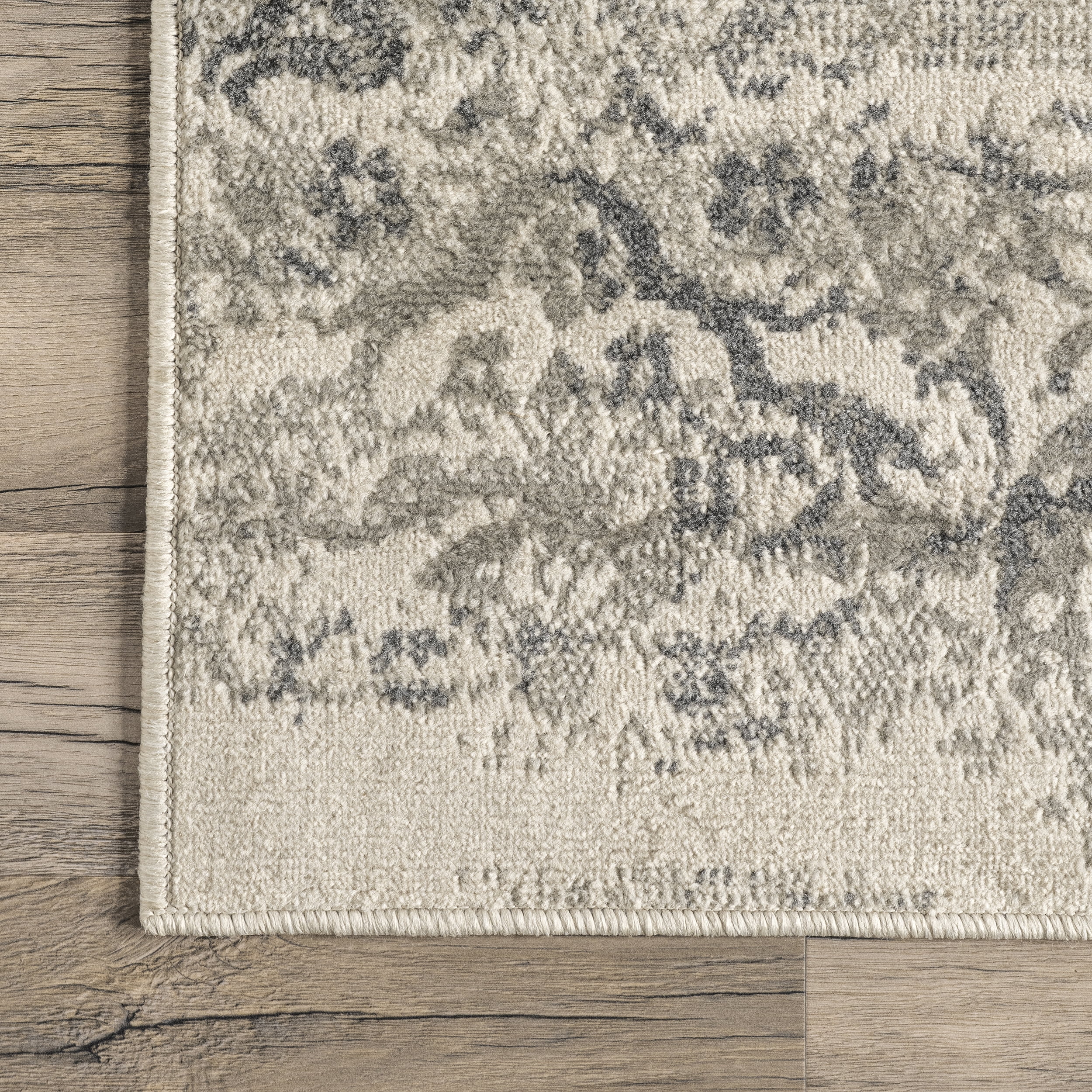 nuLOOM Freja Faded Floral Grey 5' x 8' Vintage Area Rug nuLOOM Freja Faded Floral Grey 5' x 8' Vintage Area Rug