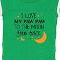 thumbnail image 4 of Inktastic I Love My Paw Paw to the Moon and Back Boys or Girls Baby Bodysuit, 4 of 5