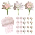 thumbnail image 2 of 30Pcs Thank You Paper Cards Flower Bouquet Shaped Greeting Cards Creative Blessing Cards, 2 of 9