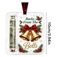 thumbnail image 2 of Christmas Cash Gift Ornament, Clear Christmas Money Holders For Cash,Funny Holiday Xmas Tree Hanging Ornaments Decor(1Pcs,Christmas Bell), 2 of 9