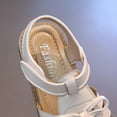 thumbnail image 6 of Sopiago Girls Sandals Closed-Toe Flower Summer Dress Shoes for Girls Beige,13.5 (Little Kid/Big Kid), 6 of 7