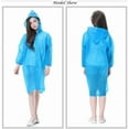 thumbnail image 7 of Raincoat Rain Poncho for Kids (2 Pack), Reusable EVA Rain Coats Jackets with Hood for 6-13 Children Boys Girls, 7 of 7