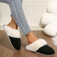 thumbnail image 6 of Women's Cozy Memory Foam Slippers, Fuzzy Wool-Like Plush Fleece Lined Indoor Outdoor House Slippers with Anti-Skid Sole, 6 of 10