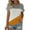 507_Gold, variant on ZHENHONG T Shirts for Women,Casual Short Sleeved Loose Round Neck Tops Tredy Breathable Color Blocked T Shirts,Beige Women Blouses