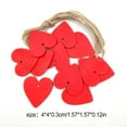 thumbnail image 2 of Minnieouse 1 Juego de adornos rebanada amor en forma de corazón DIY artesanías naturales Chips de casa adornar para fiesta álbum de recortes foto Accesorios de disfraces Rojo Minnieouse AP010335-01, 2 of 6