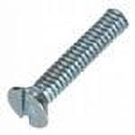 100407 Machine Screws, Slotted Round Head, Zinc-Plated, 1/4-20 x 2-In., 100-Pk. - Quantity 1