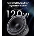thumbnail image 4 of Restored Edifier R2000DB Powered Bluetooth Bookshelf Speakers - Near-Field Studio Monitors 120W RMS Sound Monitor with Optical Input 5" Large Woofer - Wood (Refurbished), 4 of 10