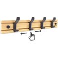 thumbnail image 1 of Lucoss Rustic Coat Rack Wall Mount, Coat Rack for Wall, Wood Coat Rack Hook, Farmhouse Coat Hanger Wall Mount for Hanging Jacket Coat, 1 of 8
