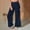 Navy pants for women, variant on Wycnly Pants for Women Womens Loose Wide Leg Pants Vintage Cotton Linen Plus Size Palazzo Long Pants Casual Solid Elastic Waist Ladies Trousers with Pockets