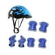 thumbnail image 2 of Juego de 7 cascos de bicicleta para niños, para patinar y andar en patines en línea. Azul, 2 of 9