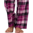 thumbnail image 2 of Fruit of the Loom Women's Beyond Soft Long Sleeve Waffle Top and Flannel Bottom Pajama Set, Sizes S-4X, 2 of 2