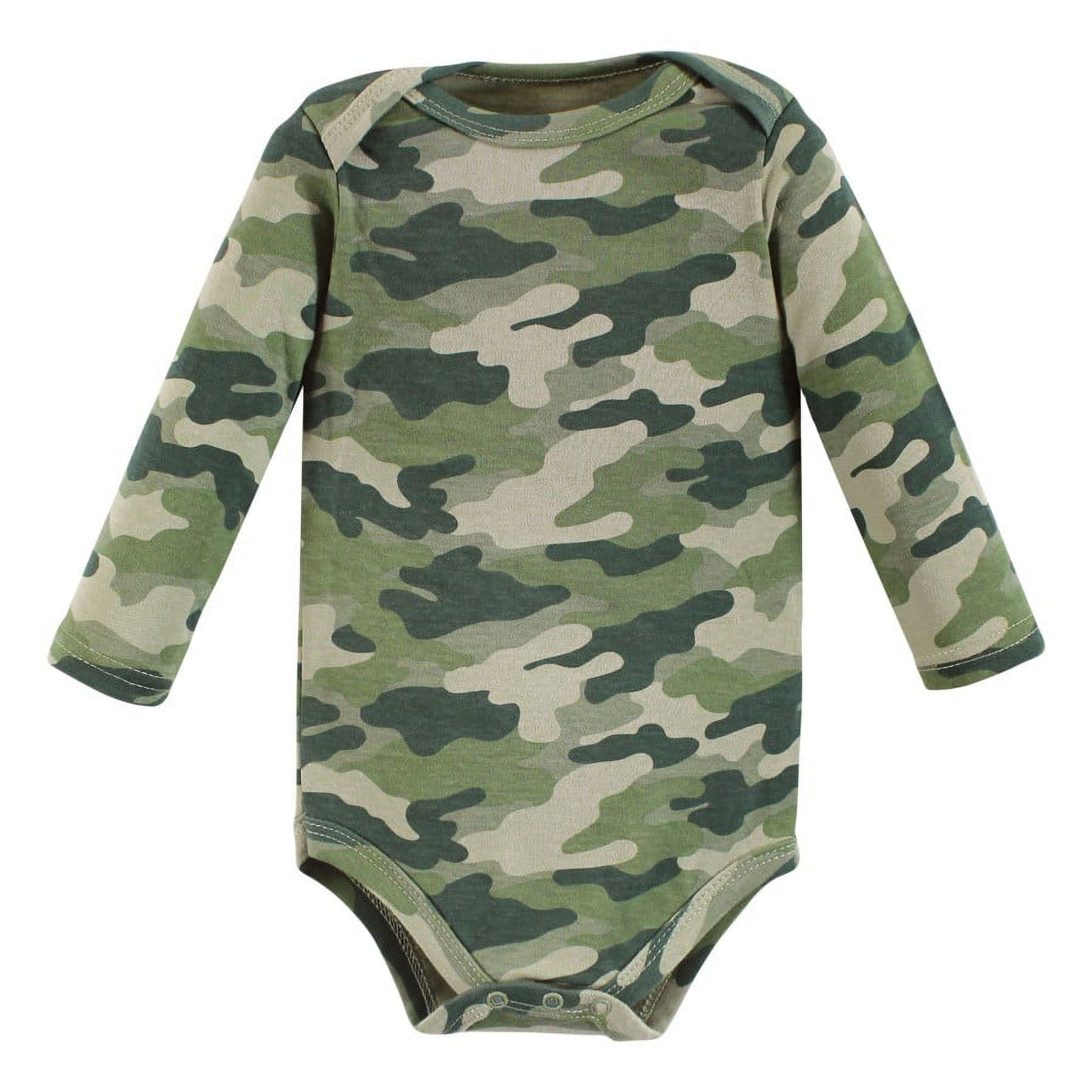Hudson Baby Cotton Long-Sleeve Bodysuits, 7-Pack, Newborn-24 Months
