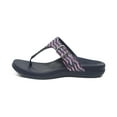 thumbnail image 3 of Aetrex Women's Rita Orthopedic Water-Friendly Thong Sandals for Women Vacation, 3 of 5
