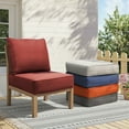thumbnail image 2 of Unnifurnzi Outdoor Chair Cushions Set of 3-24 x 24 x 6 Inch Patio Furniture Cushions with Water Resistant & Removable Cover Patio Cushions for Outdoor Furniture Chair Sofa Couch-Red, 2 of 7