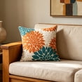 thumbnail image 5 of Throw Pillow Covers 18x18 Inch,Decorative Pillow Covers for Couch Sofa Bedroom Indoor Outdoor Patio,Home Decor Print Soft Pillow Cases with Hidden Zipper, 5 of 5