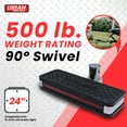 thumbnail image 3 of Aluma-Tow Aluminum Tow Step w/ 24 Inch Long 4 Flat Trailer Electrical Connector, 3 of 10