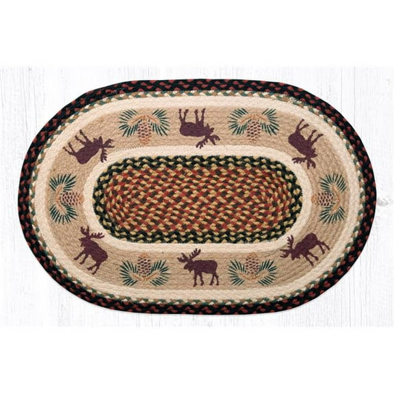 Capitol Importing 65-019MP2 20 x 30 in. OP-19 Moose & Pinecone 2 Oval Patch