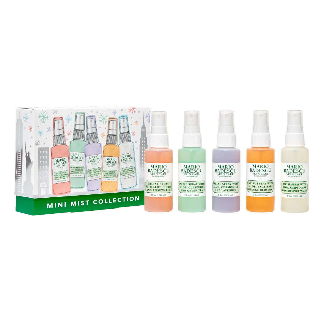 Mario Badescu Mini Mist Collection Skin Care Set, 5 piece set each 2 fl oz