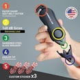 thumbnail image 3 of Personal Alarm Emergency Tool, Safety Panic Alarm Siren, Seat Belt Cutter, Glass Breaker, Security Device for Women Men Kid, Design in (Twin Rose), 3 of 5