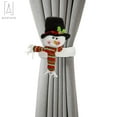 thumbnail image 3 of Gustave Christmas Curtain Buckle Tieback Santa Claus Snowman Reindeer Doll Curtain Tiebacks Holdback Fastener Buckle Clamp Window Home Decor Xmas Ornaments, 3 of 8