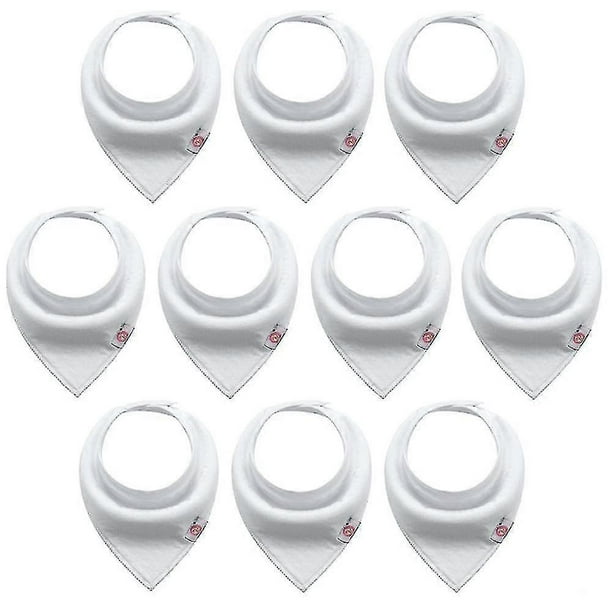 Baby Bandana Drool Bibs 10-pack Baby Bibs For Boys, Girls, Unisex For Teething And Drooling