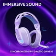 thumbnail image 6 of Logitech G522 LIGHTSPEED Wireless Gaming Headset, Full-Band Mic, Advanced Audio, White, 6 of 10