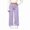 Purple, variant on SGFCWSX Girls Yoga Pants, High Waist Stretchy Wide Leg Soft Casual School Comfy Leggings Dark Gray Size 10