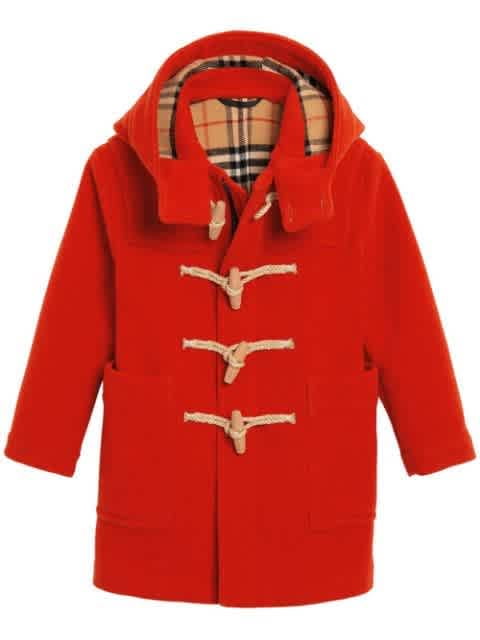 Burberry Kids Double-faced Wool Duffle 