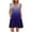 Purple, variant on Summer Dresses for Women 2025, Women's Summer Fashion Printing Pocket Sleeveless V-Neck Dress(Blue,S)