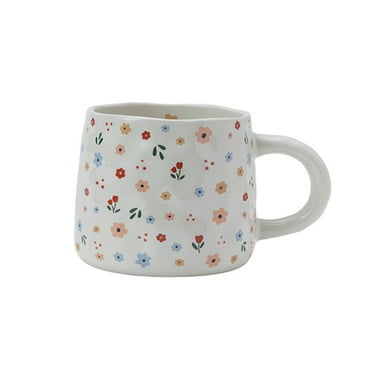 Mainstays Stoneware 13.5oz Floral Mug