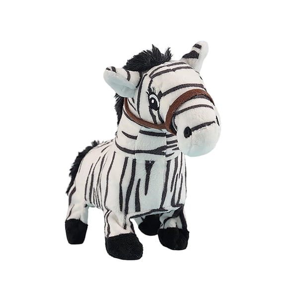 Horse Stuffed Animals 8.07" Emotional Support Plush Horse Gifts Horse Toys Realistic Horse Plush Toys Simulation Electric Simulation Horse Plush Toy, Interactive, Can Walk, Call, And Move