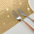 thumbnail image 3 of Mlkoz Home decor, Table Runner 11.81 X 108 Inches Sequin Table Runner Mirror Foil Table Decor For Bachelorette Party Supplies Wedding Holiday Celebration Decoration, Birthday Gifts, 3 of 7